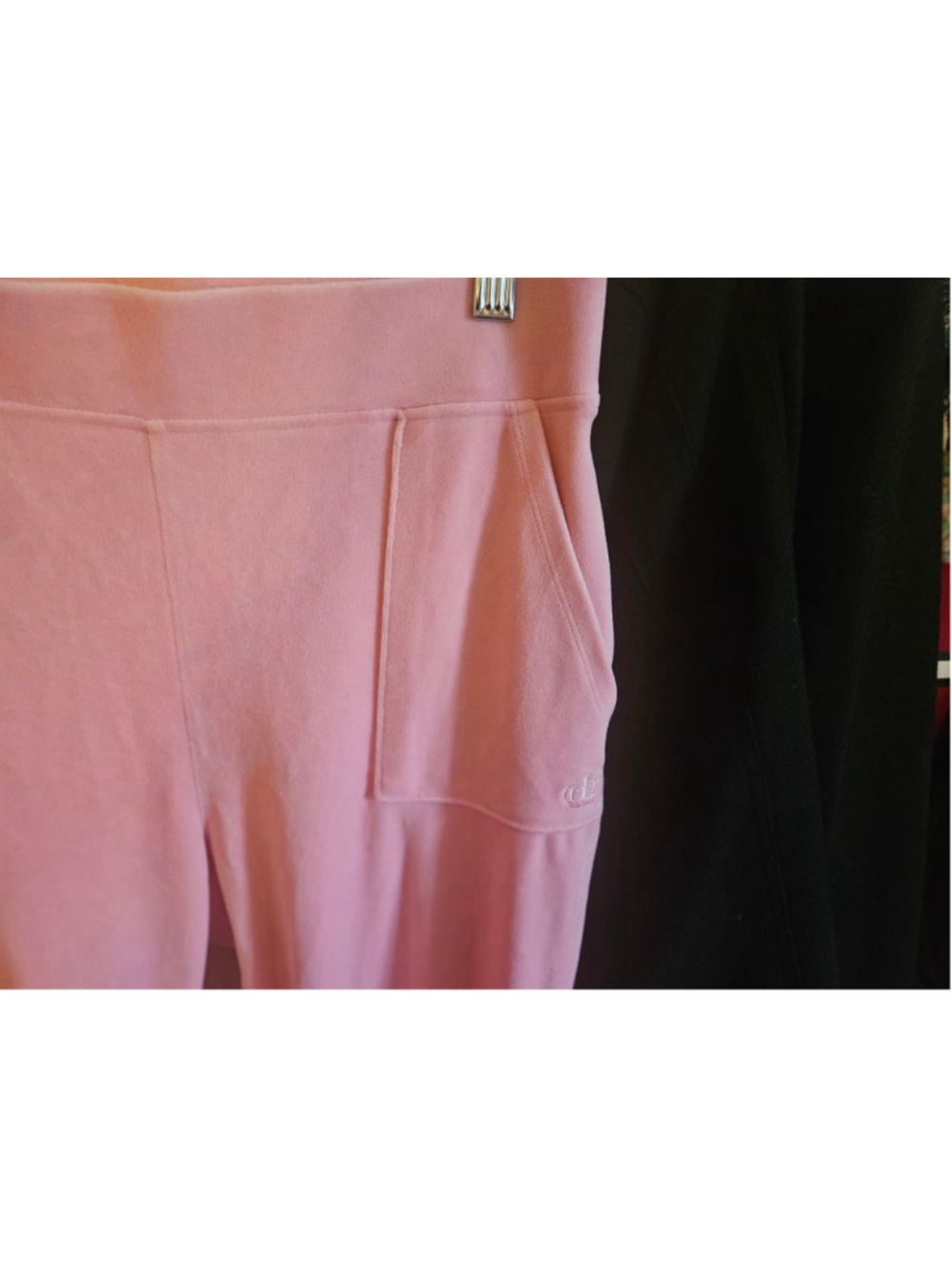 Y2k Women's Juicy Couture Pink Track Pants M - Picture 3 of 4
